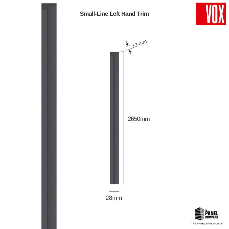 Vox Linerio Anthracite Slat Panel Trim | Multiple Variants Available - Image 5