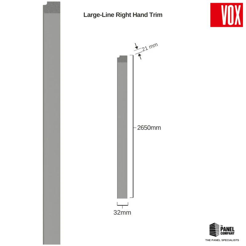 Vox Linerio Grey Slat Panel Trim | Multiple Variants Available - Image 10