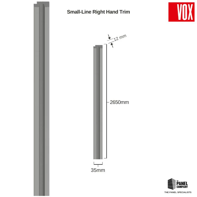 Vox Linerio Grey Slat Panel Trim | Multiple Variants Available - Image 6