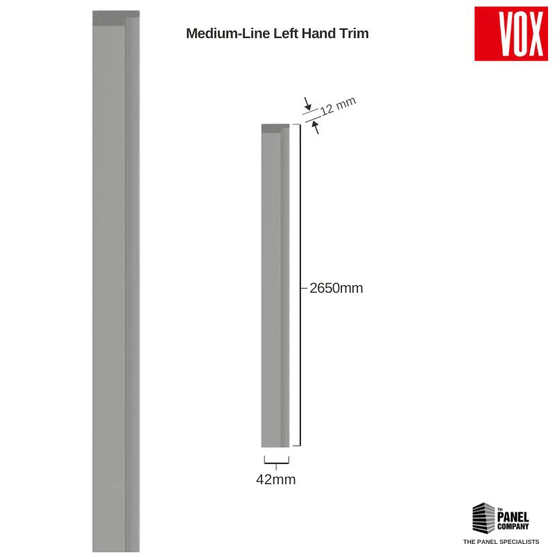 Vox Linerio Grey Slat Panel Trim | Multiple Variants Available - Image 7