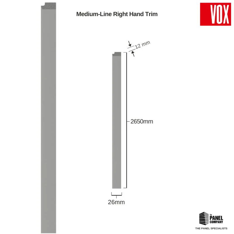 Vox Linerio Grey Slat Panel Trim | Multiple Variants Available - Image 8