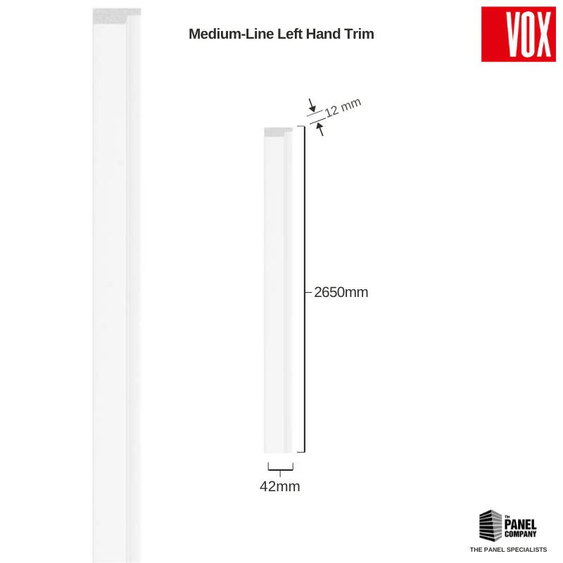 Vox Linerio White Slat Panel Trim | Multiple Variants Available - Image 7