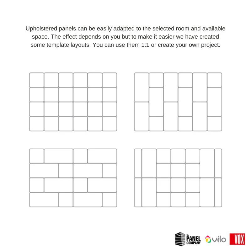Vox Vilo Upholstered Panel - Powder Pink | Regular 3 - 300mm x 300mm - Image 4