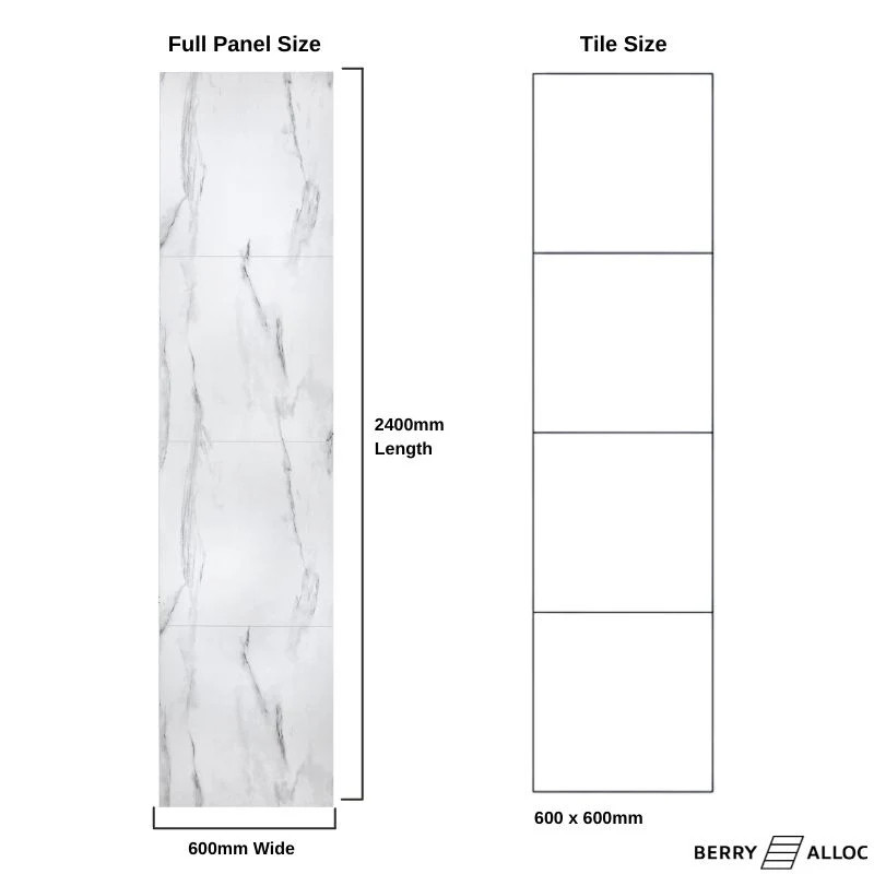 White Marble | Berry Alloc Wall & Water | Pack of 2 - Image 4