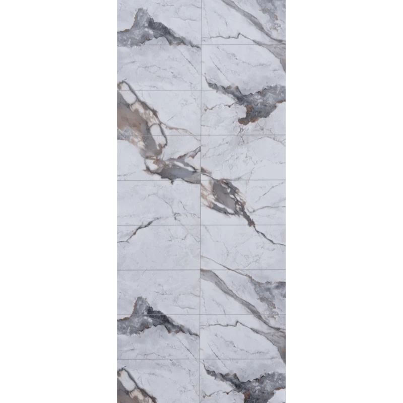 White Marble Tile Wall Panel - 600mm - Image 2